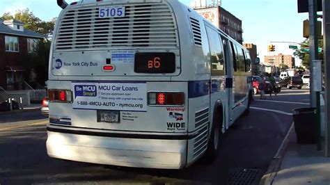 Nycta Novabus Rts 06 5105 On The B6 Bay Parkway And Stillwell Avenue Youtube