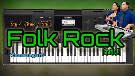 Ritmos Gratis Folk Rock Para Yamaha Psre Music Z Youtube