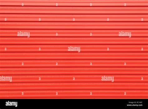 Red Garage Metal Wall Background Stock Photo Alamy