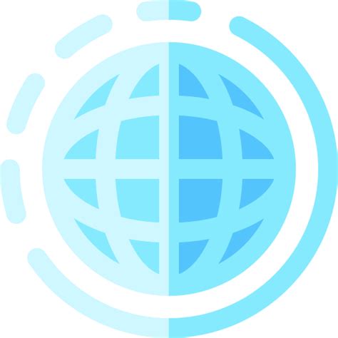 Global Basic Rounded Flat Icon