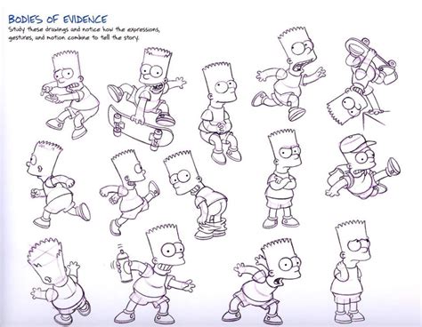 The Art Of The Simpsons 40 Original Model Sheets Simpsons Drawings