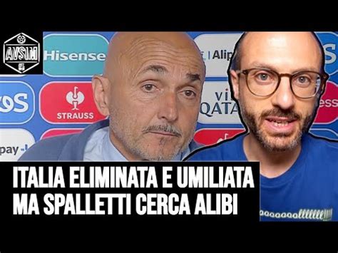 ITALIA ELIMINATA SPALLETTI CERCA ALIBI Le Dichiarazioni Dopo Svizzera