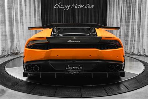 Used 2015 Lamborghini Huracan LP610 4 Coupe Arancio Borealis Front