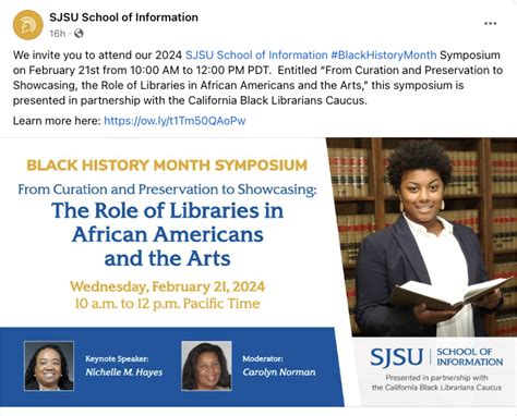 2024 SJSU School Of Information BlackHistoryMonth Symposium CLBC