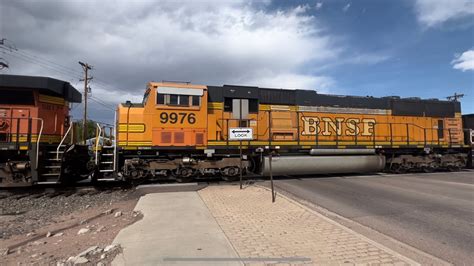 BNSF 5817 Leading NB Empty Energy Coal Train With H2 MAC Unit Two