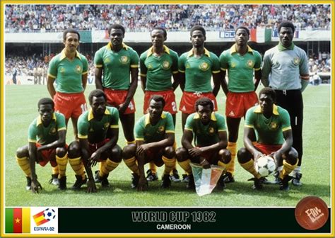 Fan pictures - 1982 FIFA World Cup Spain. Cameroon team