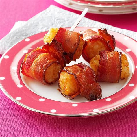 Bacon Wrapped Tater Tots Recipe Taste Of Home