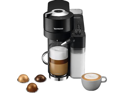 DELONGHI Vertuo Lattissima ENV300 B Nespresso Kapselmaschine Schwarz