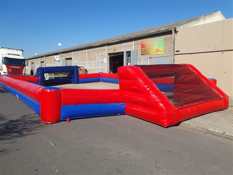 Inflatable Soccer Field Jumping Candy Castles