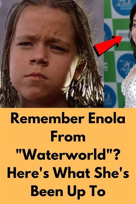 Remember Enola From "Waterworld"? Here's What She's Been Up To in 2023 ...