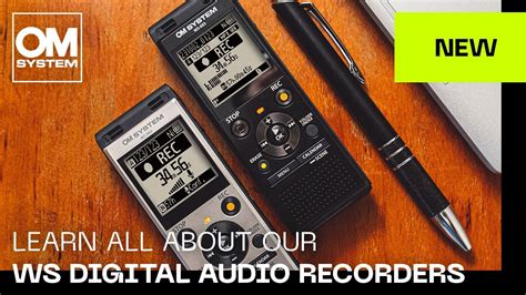 Learn All About Our OM SYSTEM Olympus WS Digital Audio Recorders