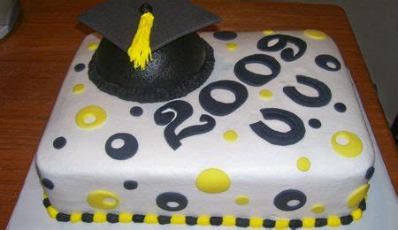 Black & Gold Graduation Cake - CakeCentral.com