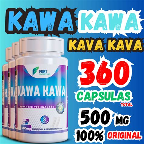 Kava Kava Da Sono - Suplemento de Kawa Kawa - kava kava 120 capsulas 100% Original ...