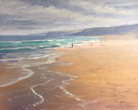 Beach Landscape Painting by Jeremy Western