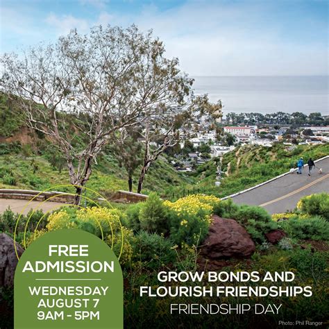 Event: Friendship Day Free Day – Ventura Botanical Gardens