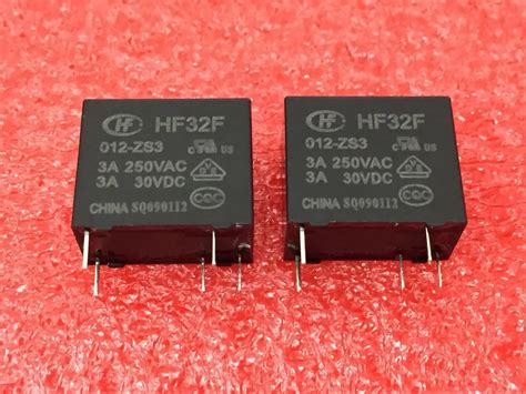 Free Shipping 100 New Original Relay 10pcs Lot HF32F 12V ZS3 HF32F 012