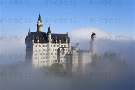 Neuschwanstein Castle In The Fog Photo12 ImageBROKER Wilfried Wirth