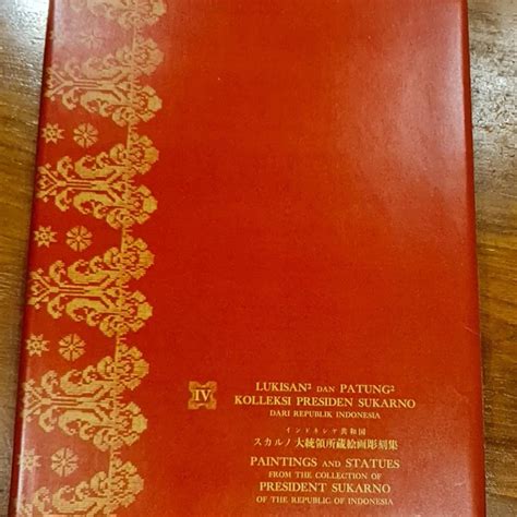 Buku Lukisan Dan Patung Koleksi Presiden Sukarno Soekarno Antik