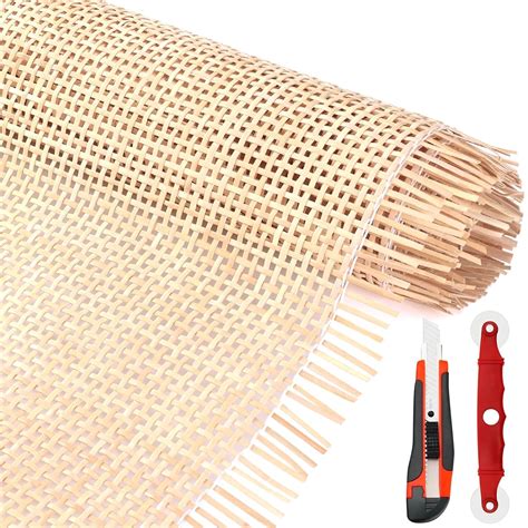 14 Square Shape Width Natural Cane Webbing Rattan Webbing For Caning