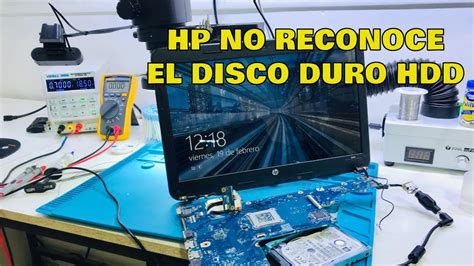 LAPTOP HP NO RECONOCE EL DISCO DURO HDD YouTube