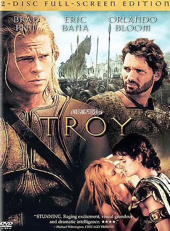 Troy Brad Pitt Eric Bana Orlando Bloom New Dvd Movie Disc