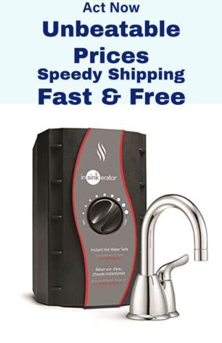 InSinkErator Instant Hot Water Dispenser Faucet PLUS Tank Chrome H HOT150C SS EBay