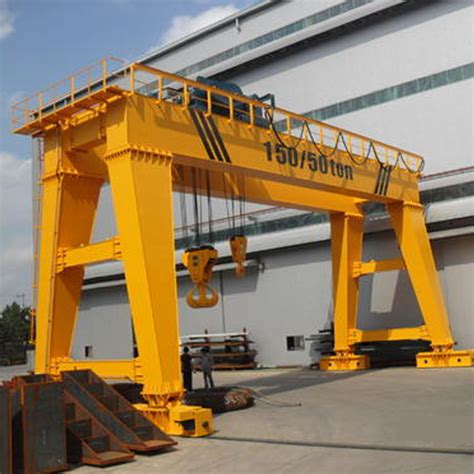 25 Ton Double Beam Gantry Crane Mobile Electric Portal Crane For