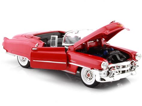 1953 Cadillac Eldorado Convertible Rojo 1 24 Welly 22414