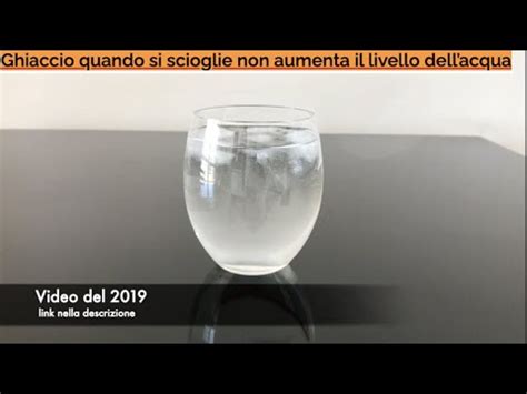 Il Ghiaccio Che Si Scioglie Non Fa Aumentare Il Livello Dellacqua