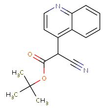 现货供应ChemShuttletert butyl 2 cyano 2 quinolin 4 yl acetate 纯度97