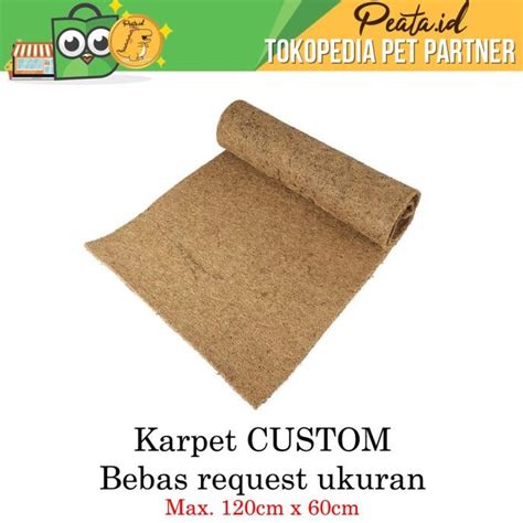 Jual Karpet Kura Reptil Coco Husk Fiber Custom Alas Kandang Torto Sulki