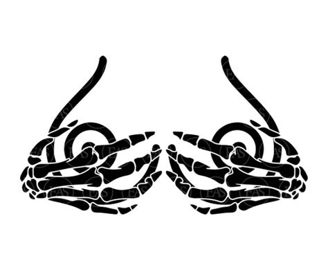 Skeleton Boob Hands Svg Png Skeleton Hands Svg Skeleton Etsy Uk The