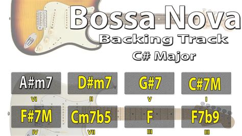 Bossa Nova C Major Backing Track 135bpm Youtube