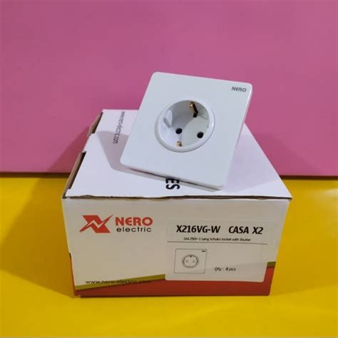 Jual Stopkontak Nero Casa X2 White Di Lapak Sinto Electric Bukalapak