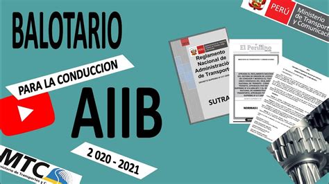 Aiib Balotario De Preguntas Para El Examen De Conocimientos En