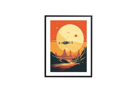 Star Wars Poster Set Of 8 Planets Star Wars Galaxy Posters Etsy Uk