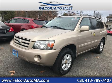 Used Toyota Highlander Wd For Sale In Agawam Ma Falcor Auto