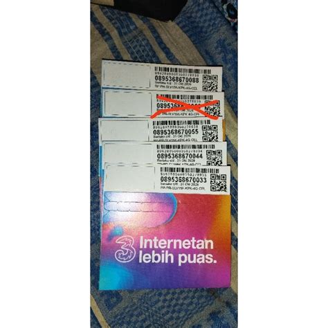 Jual Kartu Perdana Tri Gb Siap Pakai Bukan Bekas Aplikasi Segel Dus