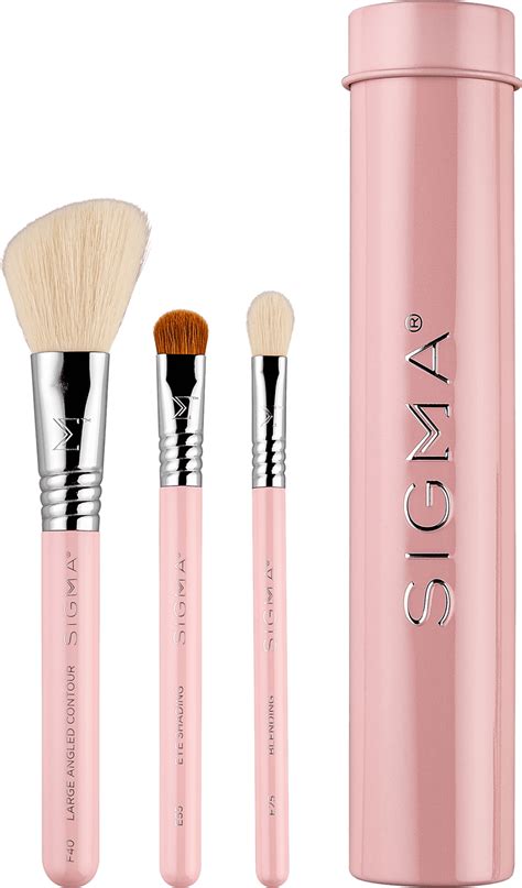 Kit De Pinc Is Sigma Beauty Essential Trio Pink Beleza Na Web