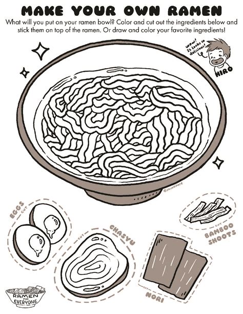 Activity Sheet Make Your Own Ramen Patricia Tanumihardja