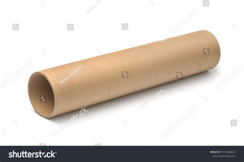 Brown Kraft Paper Core Tube Isolated Stock Photo 1971668627 Shutterstock