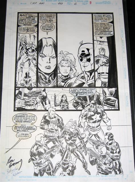 Captain America Issue Page In Joshua Cheung S Captain America