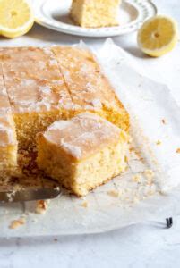 Lemon Drizzle Traybake Something Sweet Something Savoury