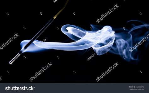 Smoke Shapes On Black Background Stock Photo 182803946 | Shutterstock