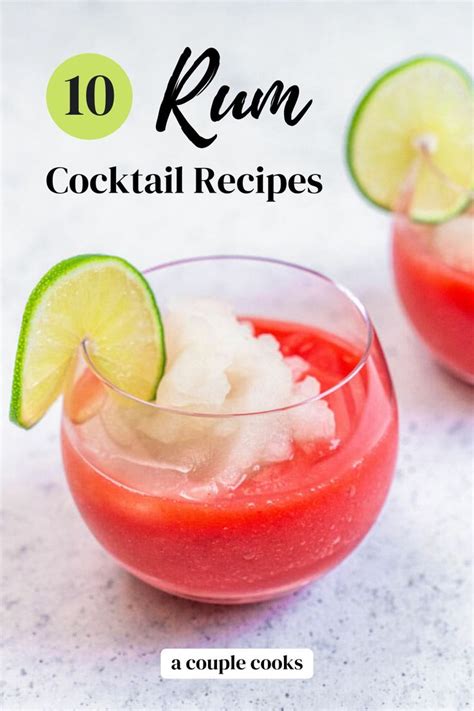 21 Rum Cocktails Everyone Should Know Recipe Frozen Cocktail Recipes Daiquiri Recipe