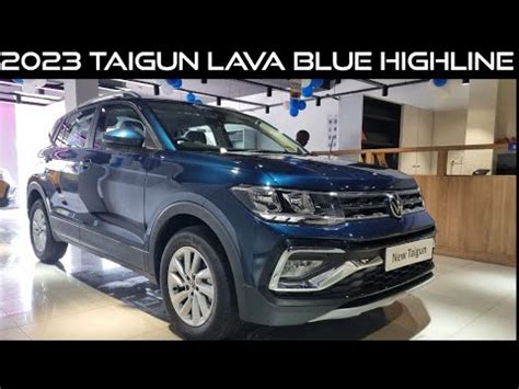 Volkswagen Taigun Highline Lava Blue Goosebumps