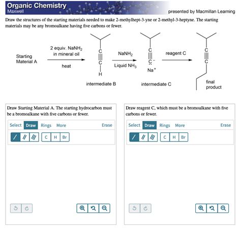 Answered Draw The Structures Of The Starting Bartleby