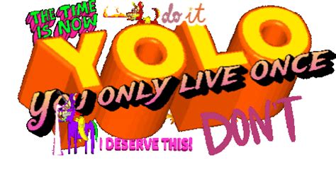 Yolo Sticker - Yolo - Discover & Share GIFs