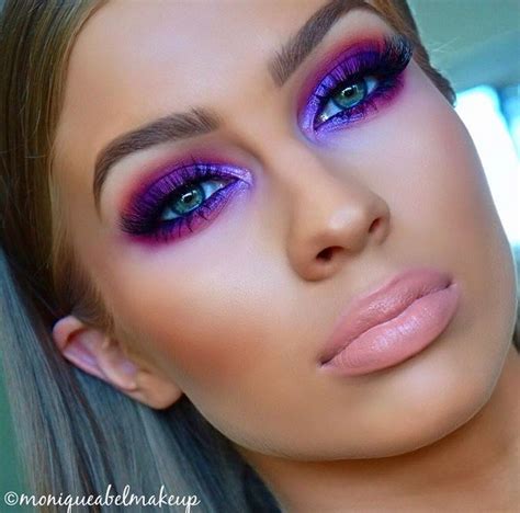 Moniqueabelmakeup Ig Creativemakeuplooks In 2019 Purple Makeup Eye