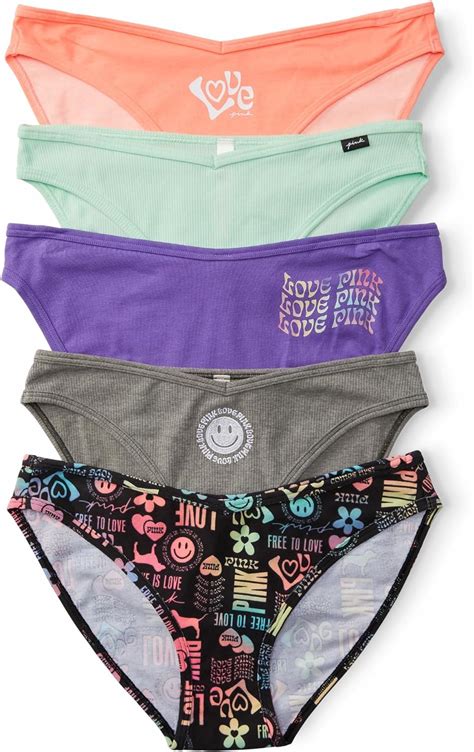 Victoria S Secret Pink Women S Cotton Bikini Underwear Moderate Coverage Panties For Women